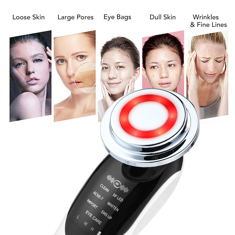 7-in-1 EMS Facial Massager β Skin Lifting, Anti-Aging & LED Light Therapy Device
