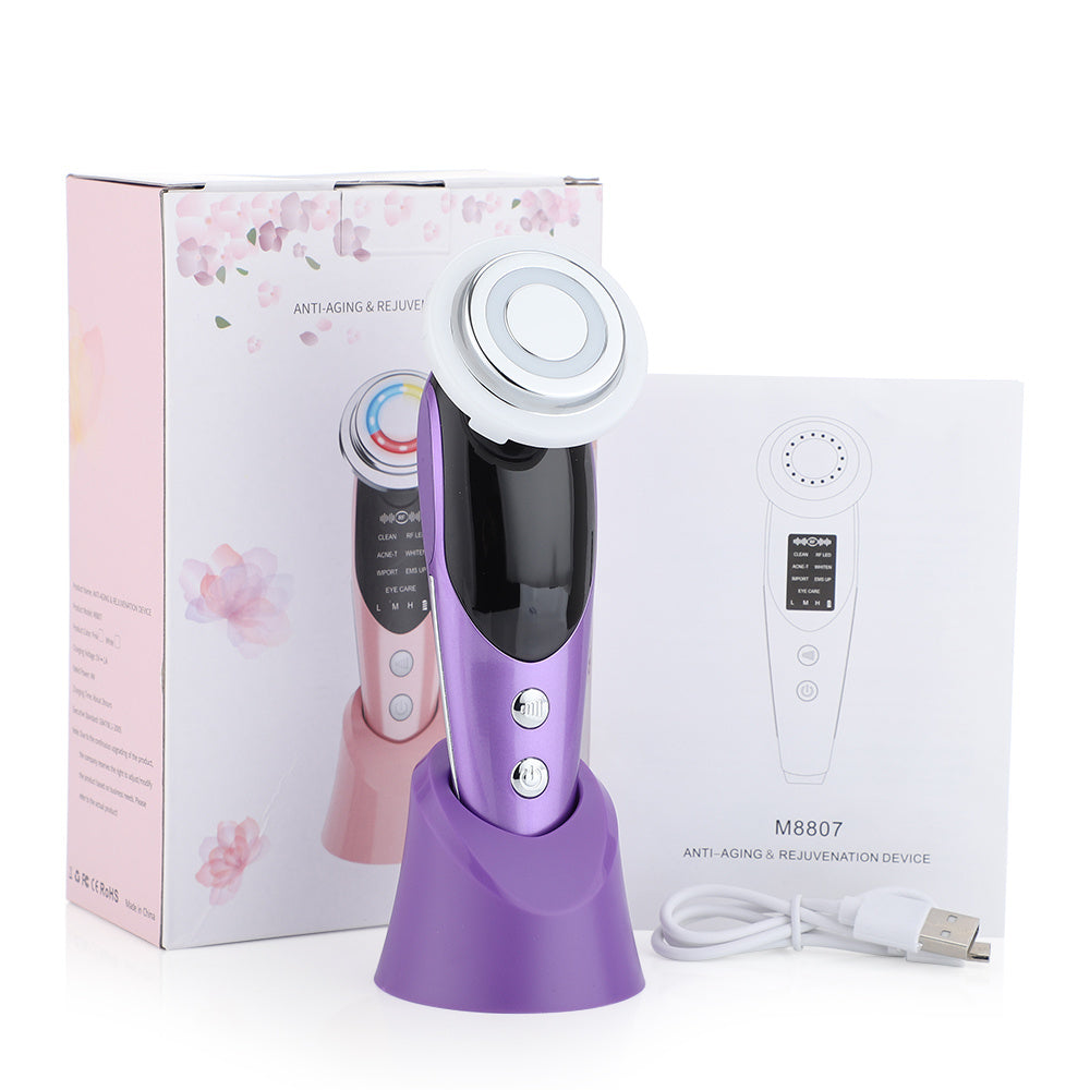 7-in-1 EMS Facial Massager β Skin Lifting, Anti-Aging & LED Light Therapy Device